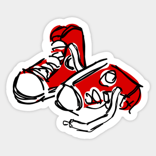 Chucks Sticker